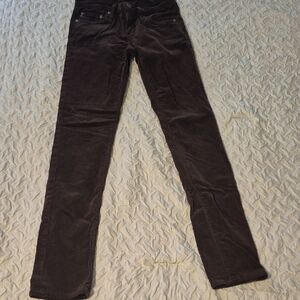 AG Adriano Goldschmied Brown Straight Leg Pants